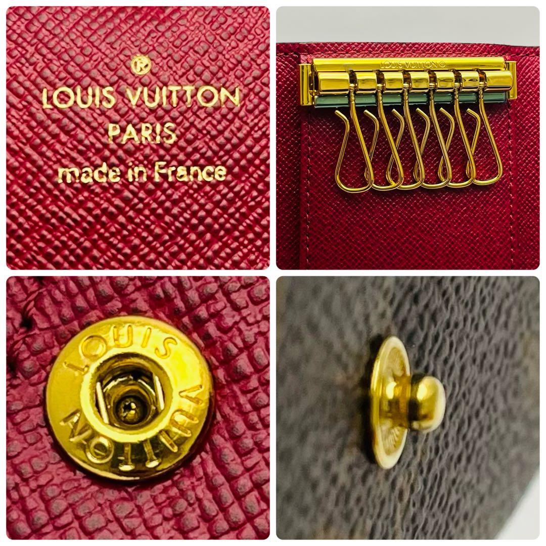 最新！　ルイヴィトン 　キーケース　 モノグラム　ミュルティクレ　６　フューシャ
