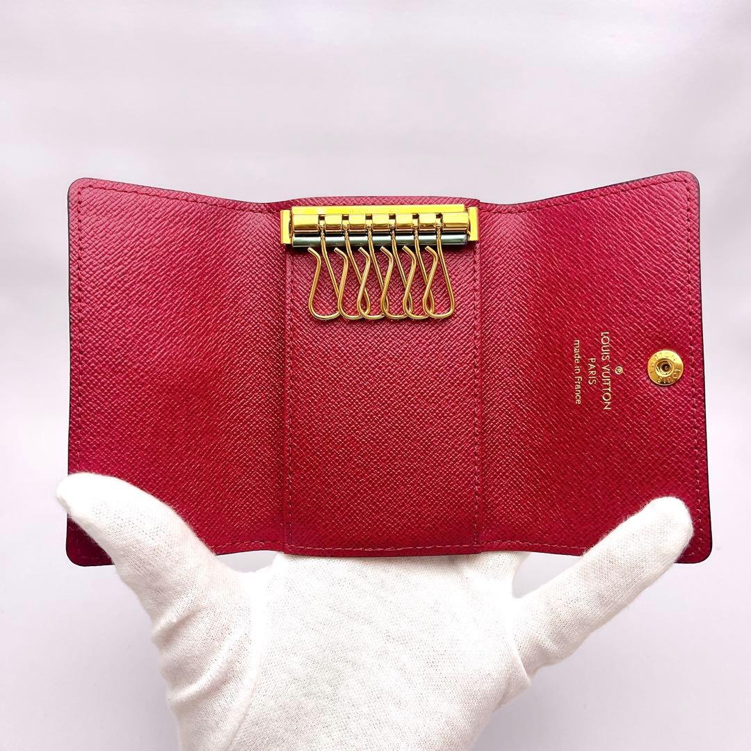 最新！　ルイヴィトン 　キーケース　 モノグラム　ミュルティクレ　６　フューシャ