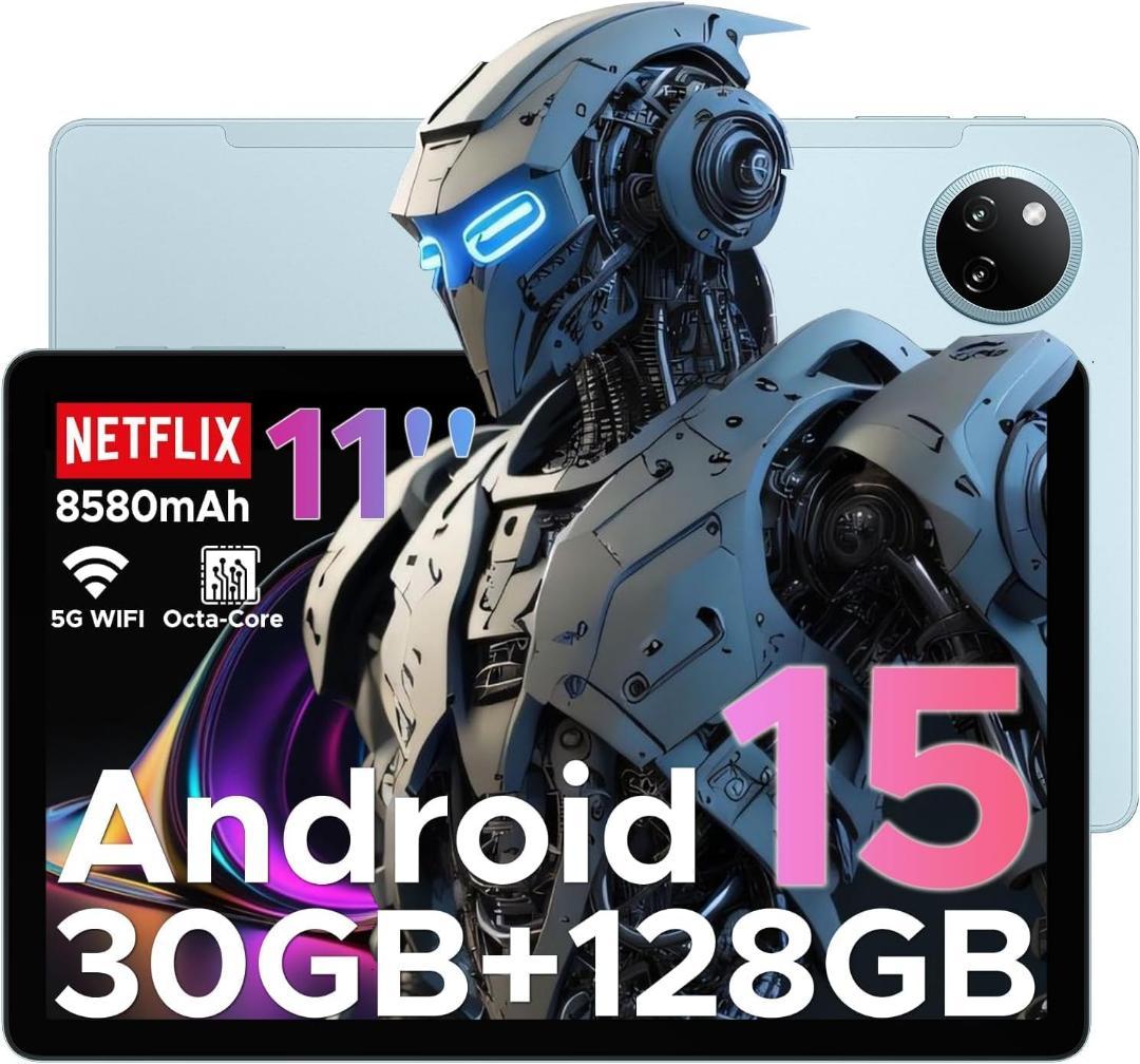 タブレット 本体 Android15 30GB+128GB+2TB 8コア