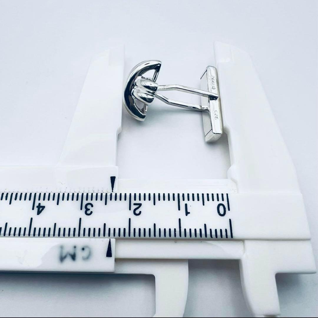 超美品　ティファニー　シグネチャー　クロスX　シルバー　カフス