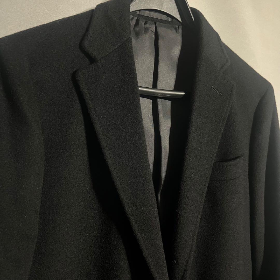 美品　UNITED ARROWS チェスターコート　黒 Lサイズ