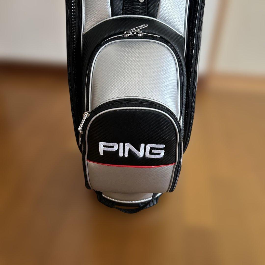 PINGキャディーバッグ　シルバー　CB-U2505 エクストラライト　新品