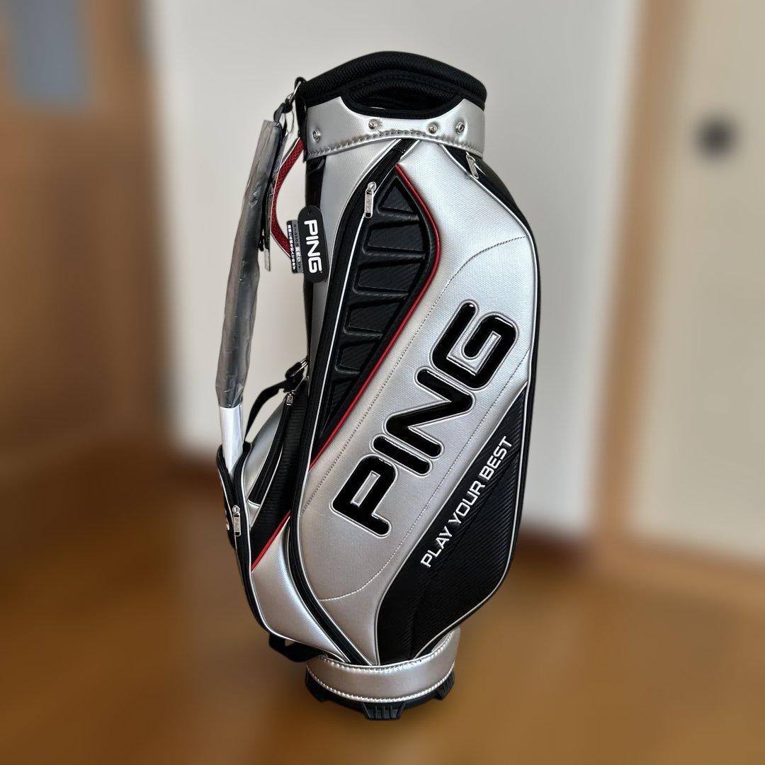 PINGキャディーバッグ　シルバー　CB-U2505 エクストラライト　新品