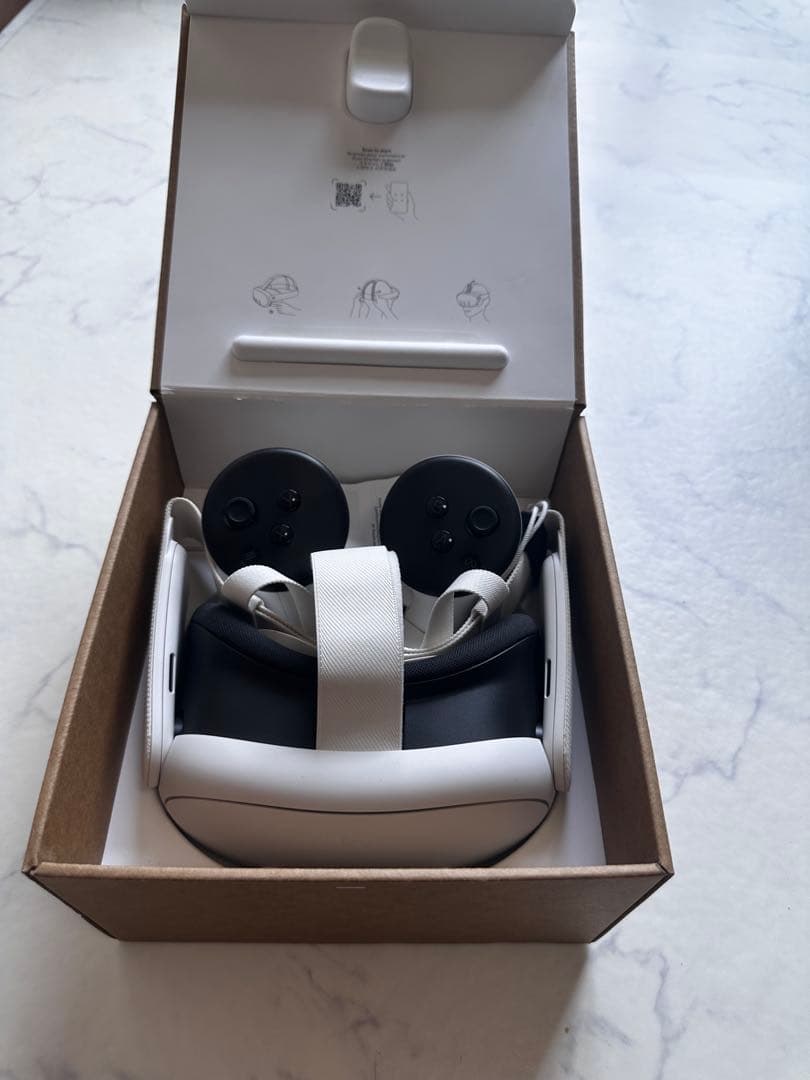  Quest 3 512GB VRヘッドセット+ リンクケーブル。