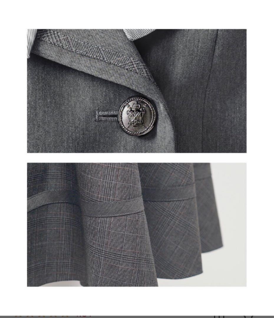 ジュニアフォーマルスーツ グレー 160cm 卒業式