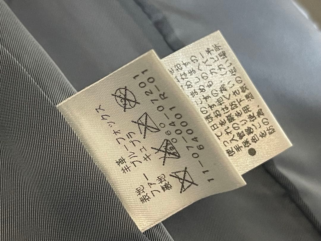 BALLSEY 羊革　フォックス　ノーカラ　ジャケット