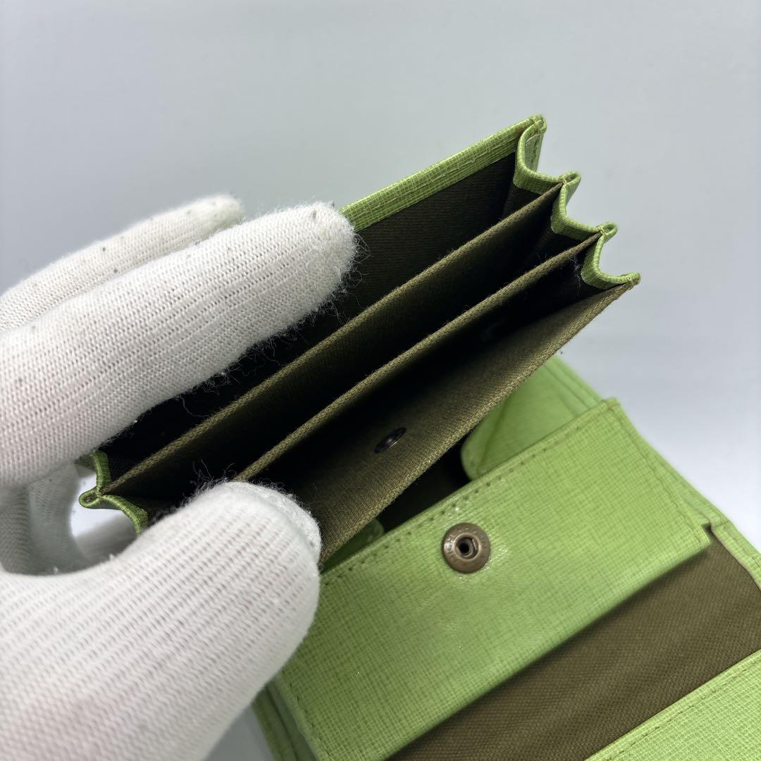 【極美品・希少色】エムピウ　ミッレフォッリエⅡ　P25　ライムグリーン