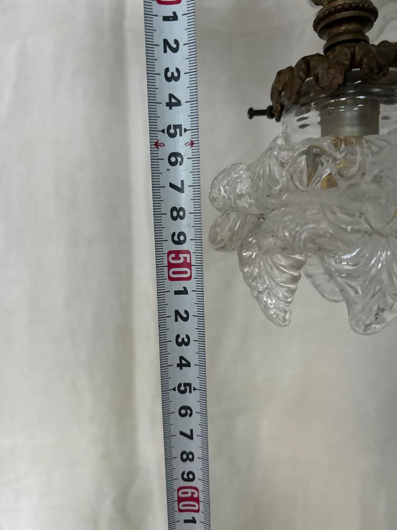 フランスアンティーク ローズリボンランプ