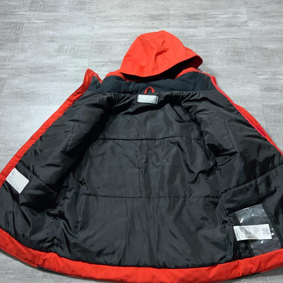 近年モデル Phenix フェニックス スキーウェア 赤×黒 150cm 袖ロゴ