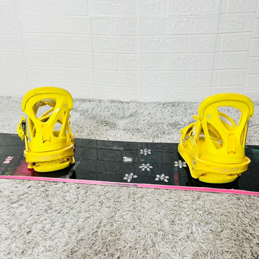 レディース SAVANDER 143cm バートン スノーボード セット 初心者