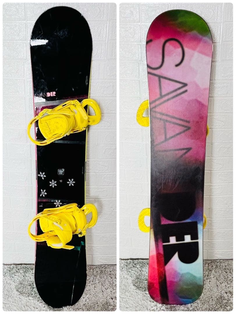 レディース SAVANDER 143cm バートン スノーボード セット 初心者