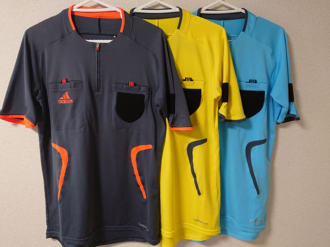 Jリーグロゴ入り審判服（支給品）　非売品　アディダス　2008　パンツソックス付