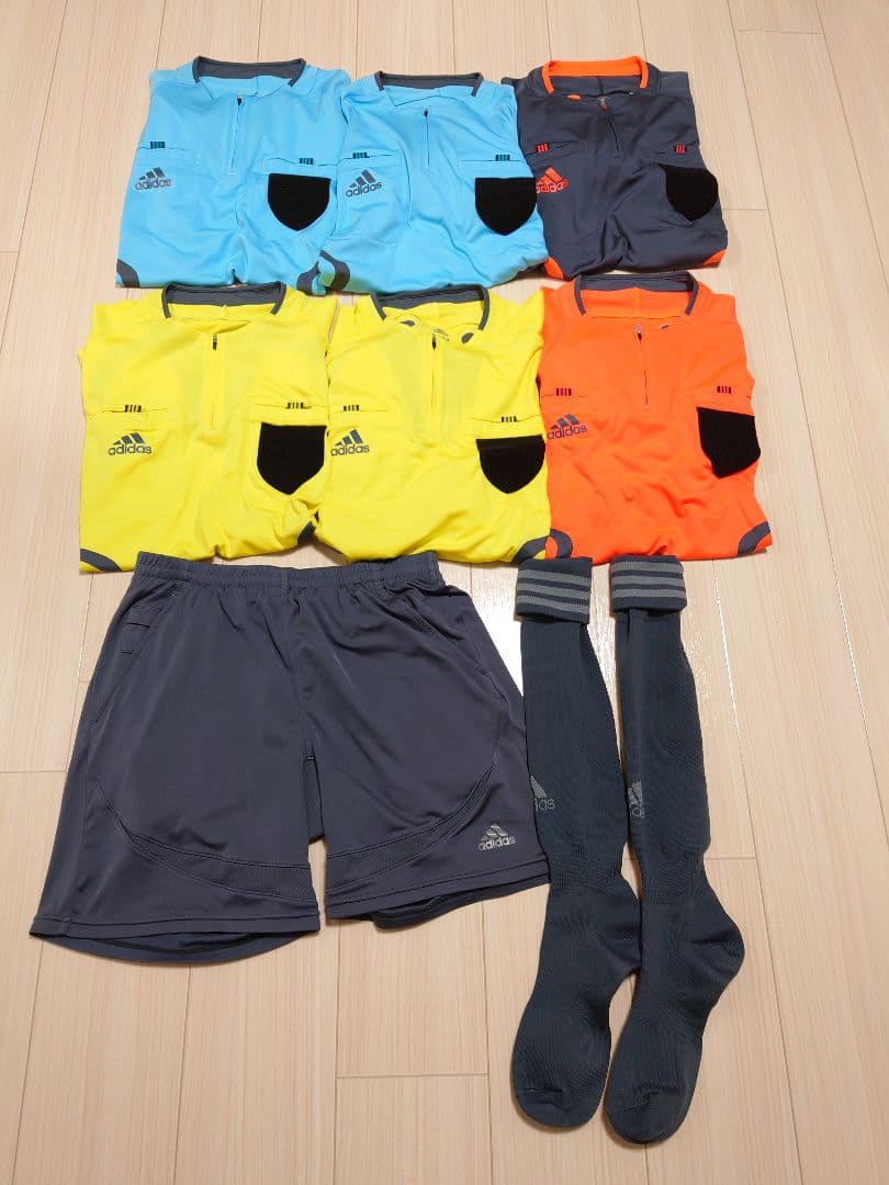 Jリーグロゴ入り審判服（支給品）　非売品　アディダス　2008　パンツソックス付