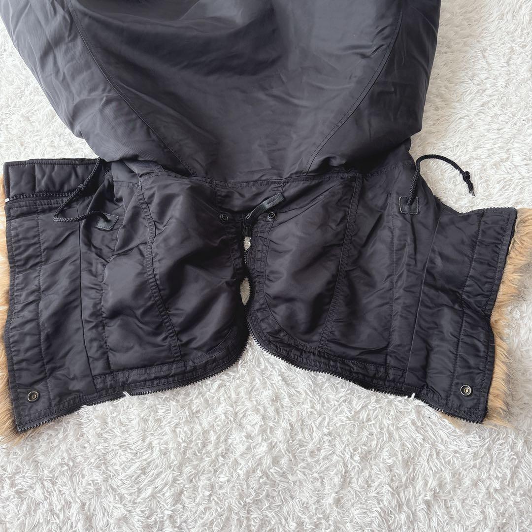 ALPHA INDUSTRIES フライトジャケット N-2B 短丈 ブラック