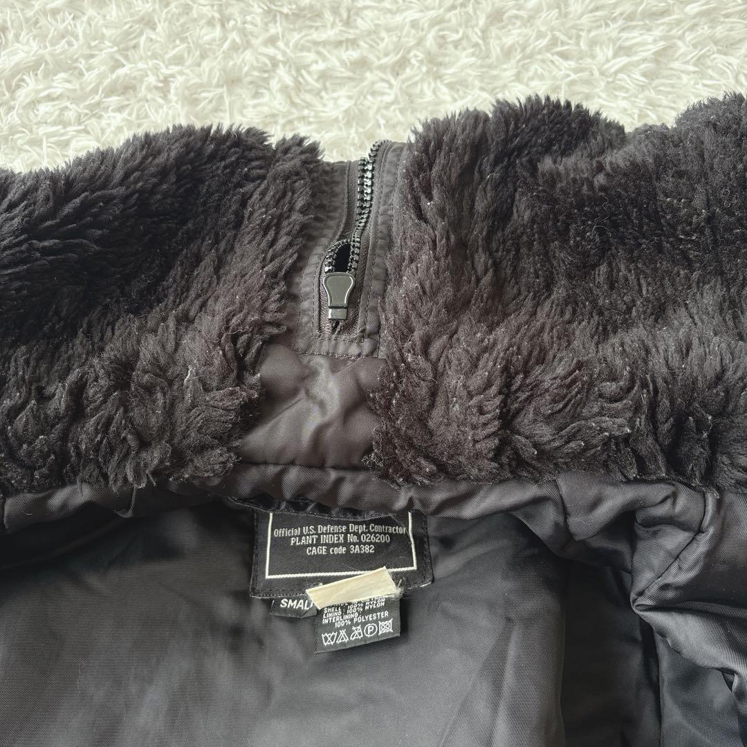 ALPHA INDUSTRIES フライトジャケット N-2B 短丈 ブラック