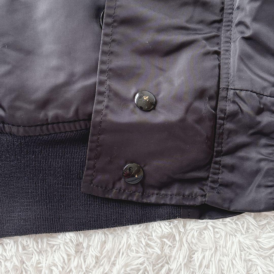 ALPHA INDUSTRIES フライトジャケット N-2B 短丈 ブラック