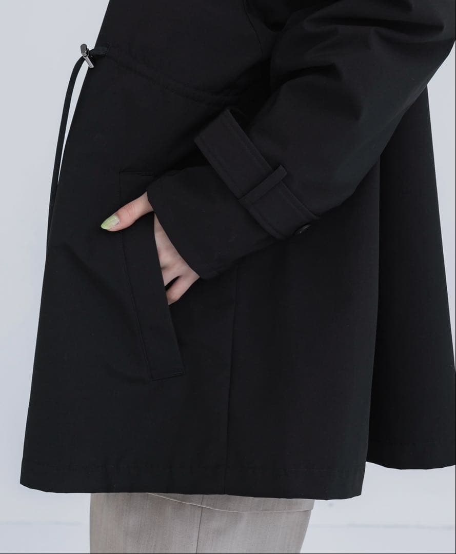 VACHEMENT ヴァシュモン　リサイクルシェルタフタショートトレンチ