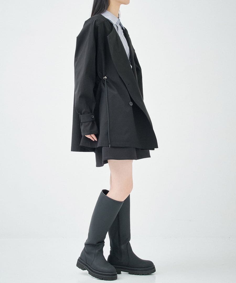 VACHEMENT ヴァシュモン　リサイクルシェルタフタショートトレンチ