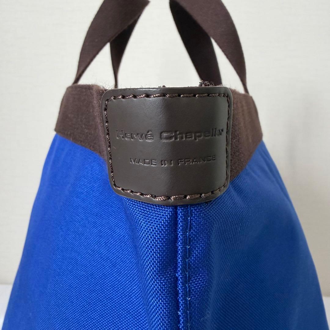 【美品】エルベシャプリエ 725C 舟型トートL コーデュナイロン アンディゴ