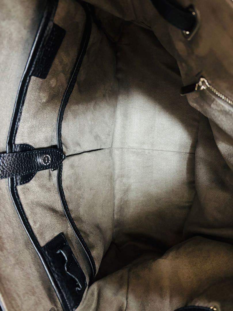 【ブラック】ペッレモルビダMB026フラップボストンバッグ Mサイズ