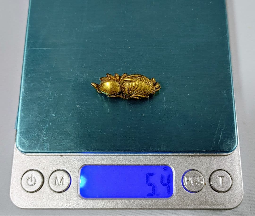 金無垢 鮑前金具