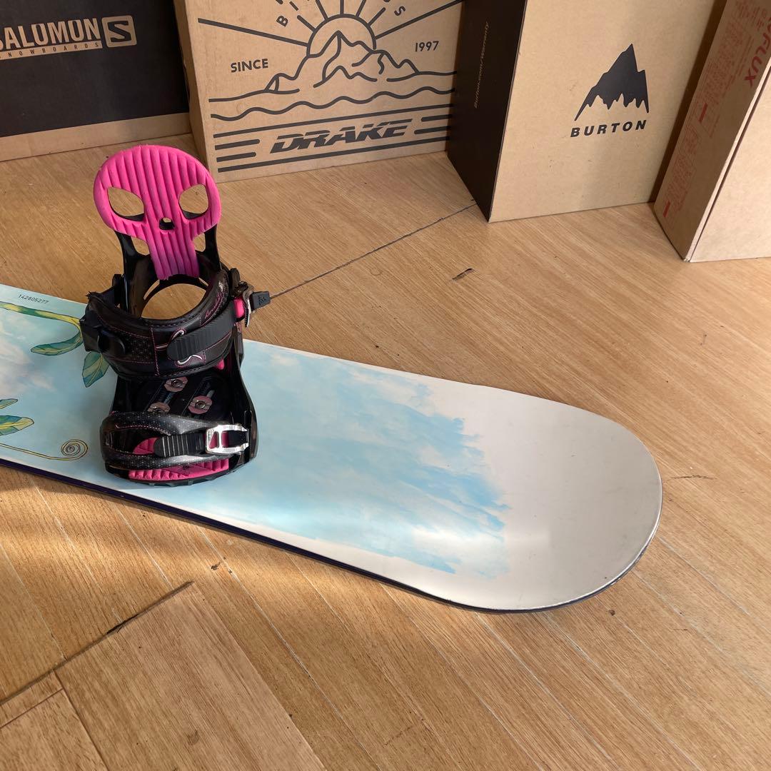 BURTON×K2　シャノンモデルバートン　バインディング付　スノーボードセット