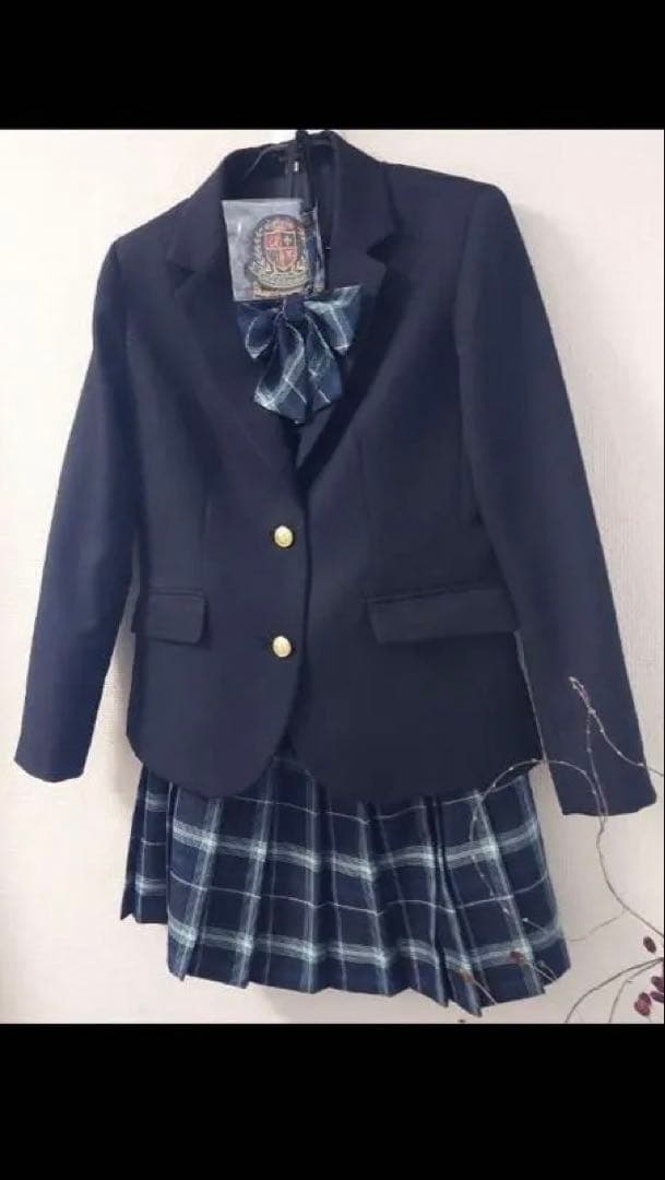 卒服　ブレザー上下 シャツ、スカート　セット　165
