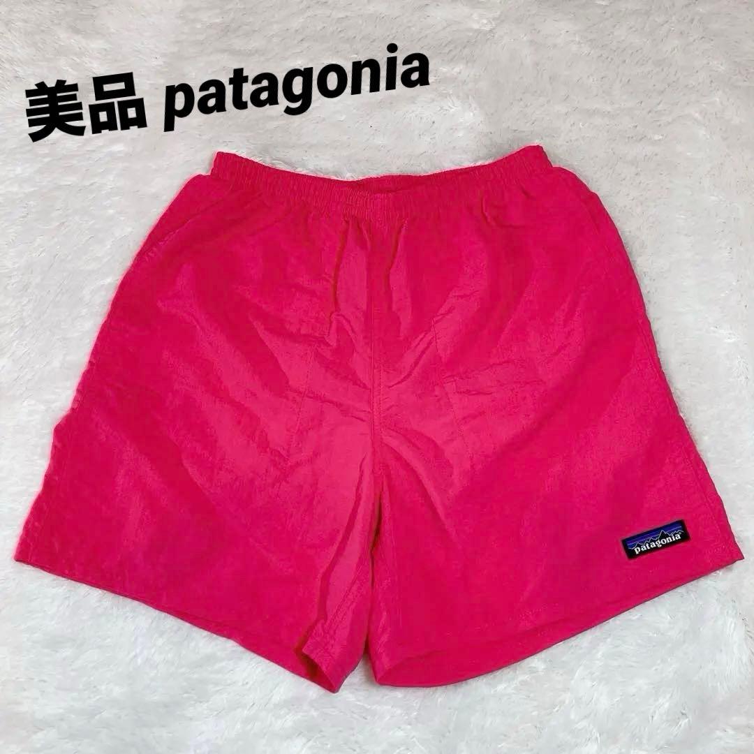 美品 patagonia baggies shorts pink 海外規格XS