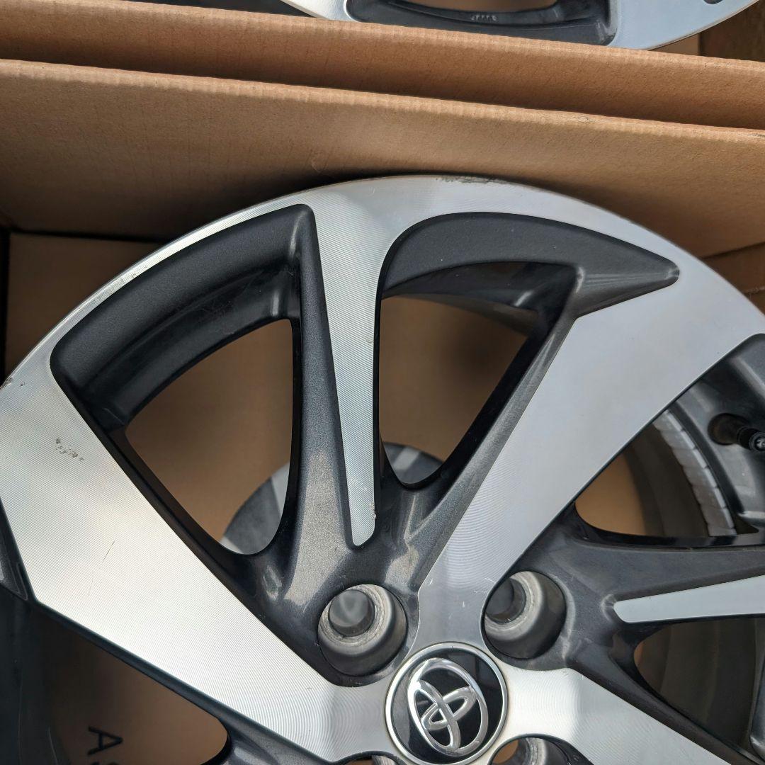 【2本の値段×2口】トヨタ アクア Xアーバン 純正アルミホイール ①