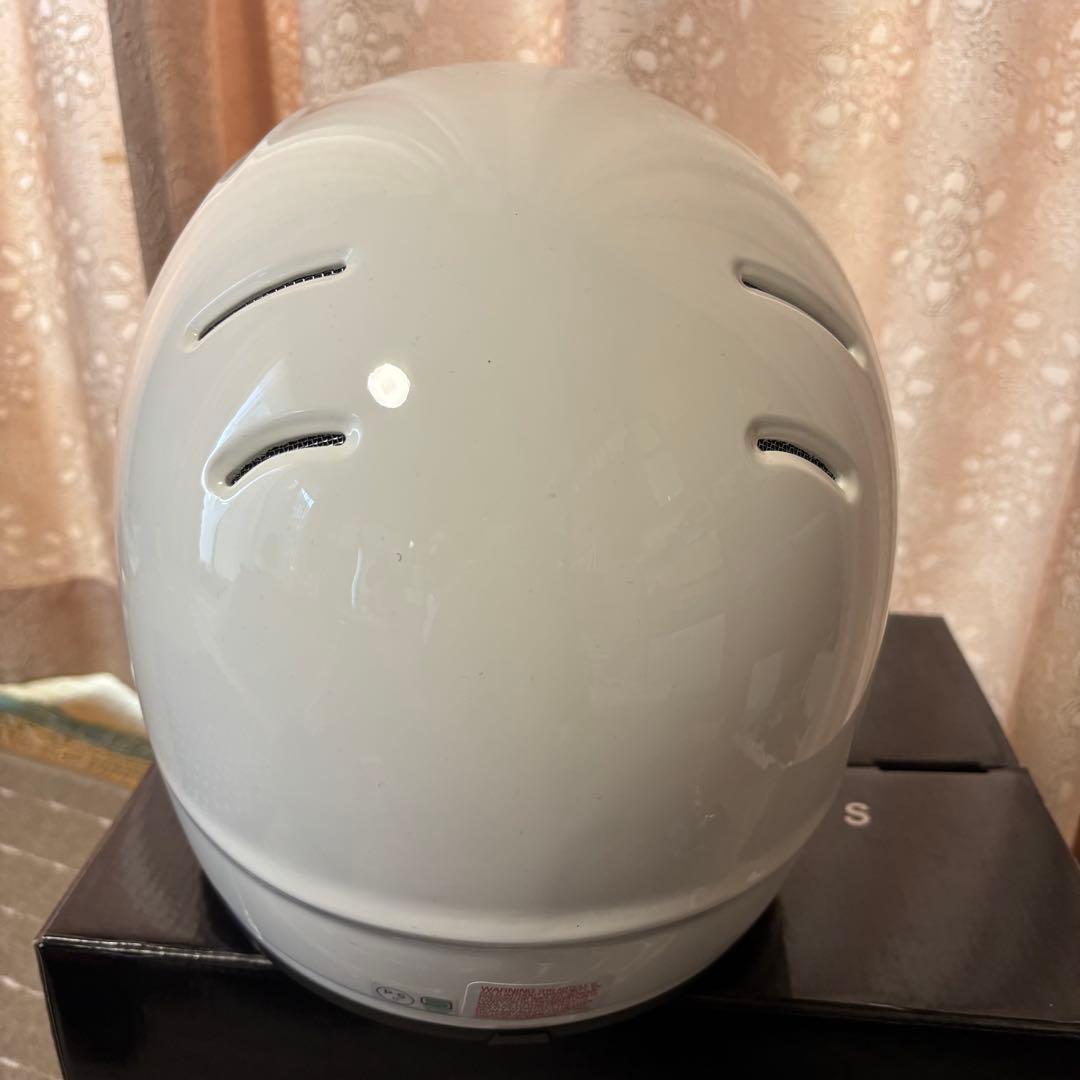 SIMSON OUTLAW 57㎝フルフェイスWHT【ミラーシールドつき】