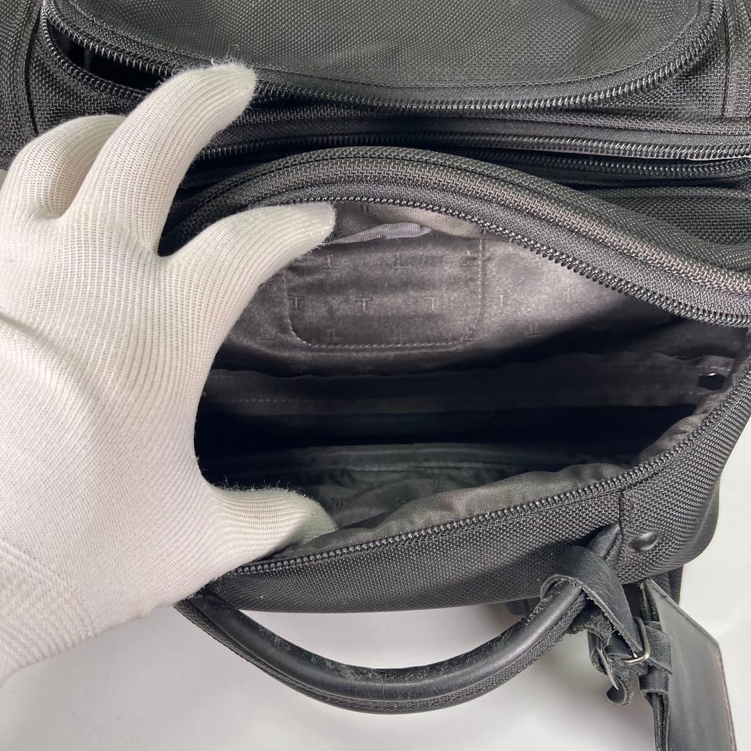 【美品✨】TUMI トゥミリュック・バックパック黒多機能26186D4 レア型