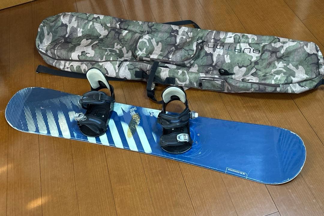 SALOMON SHADE145cm&Burton 迷彩ケース156cm