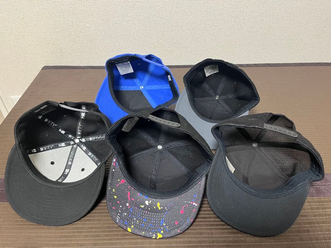 シマノ スナップバック ブリム キャップ 5点セット