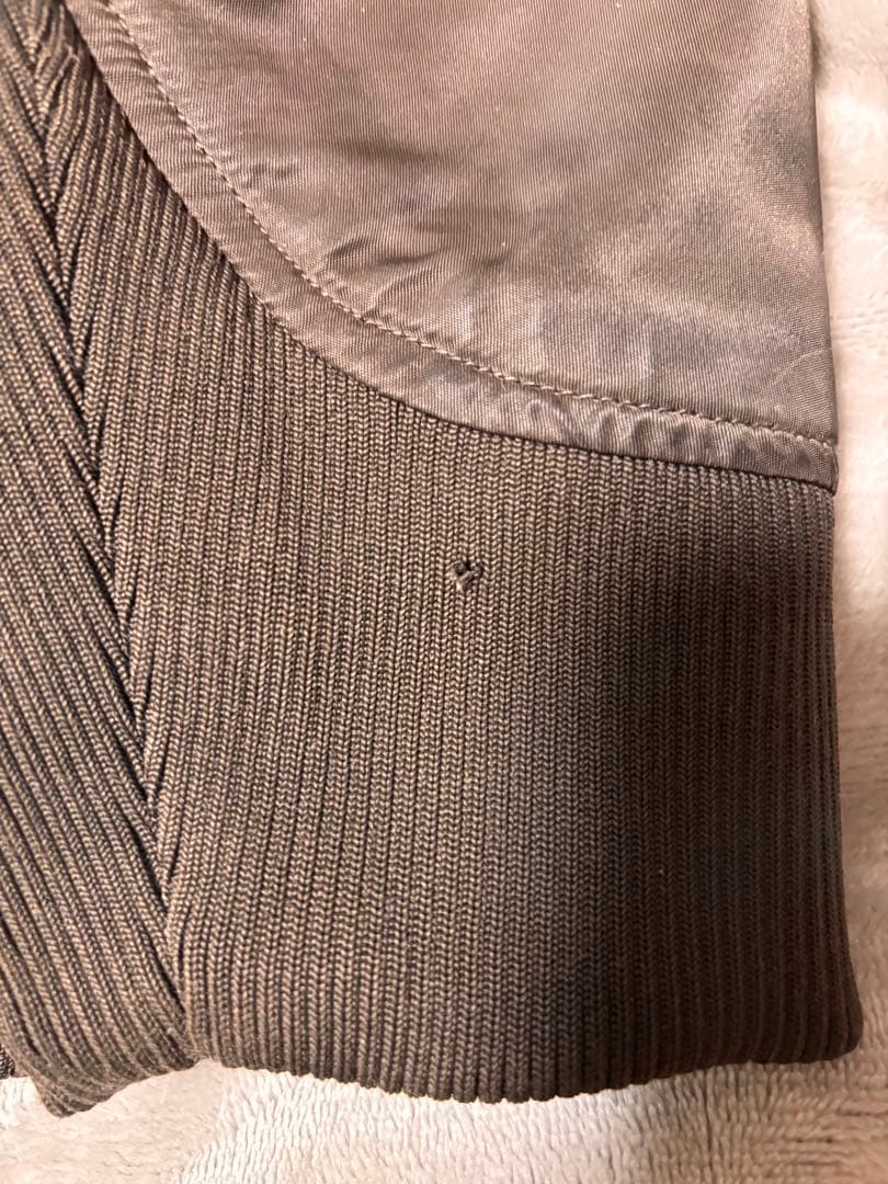 【希少XL】初代 ユニクロ＋J ハイブリッドダウンオーバーサイズ MA-1カーキ