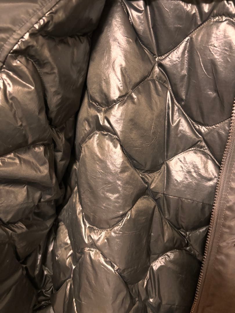 【希少XL】初代 ユニクロ＋J ハイブリッドダウンオーバーサイズ MA-1カーキ