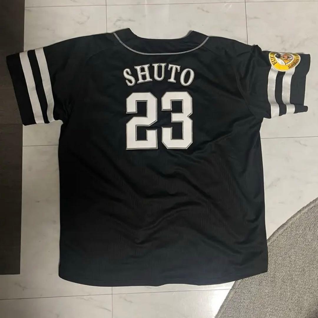 SoftBank ユニフォーム SHUTO 23 X-LARGE 周東佑京