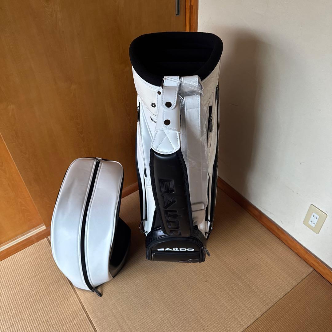 BALDO キャディバッグ 黒/白