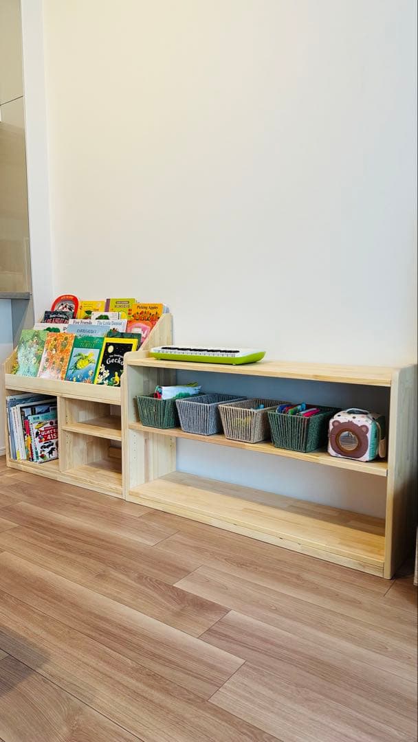 ①yasukon様 絵本棚、おもちゃ棚セット