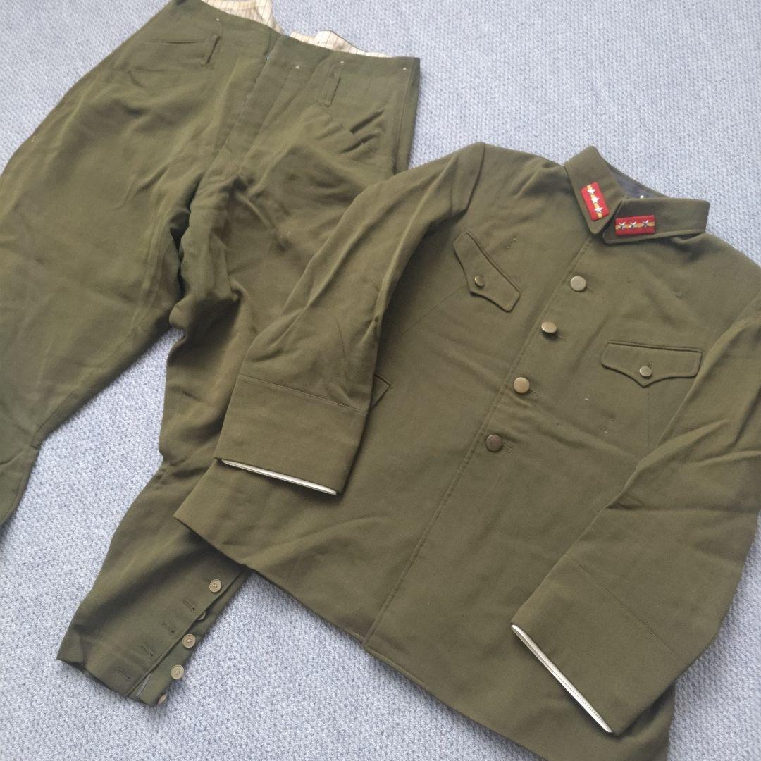 日本軍／軍服上下セット／将校服／当時物／アンティーク／骨董品／本物