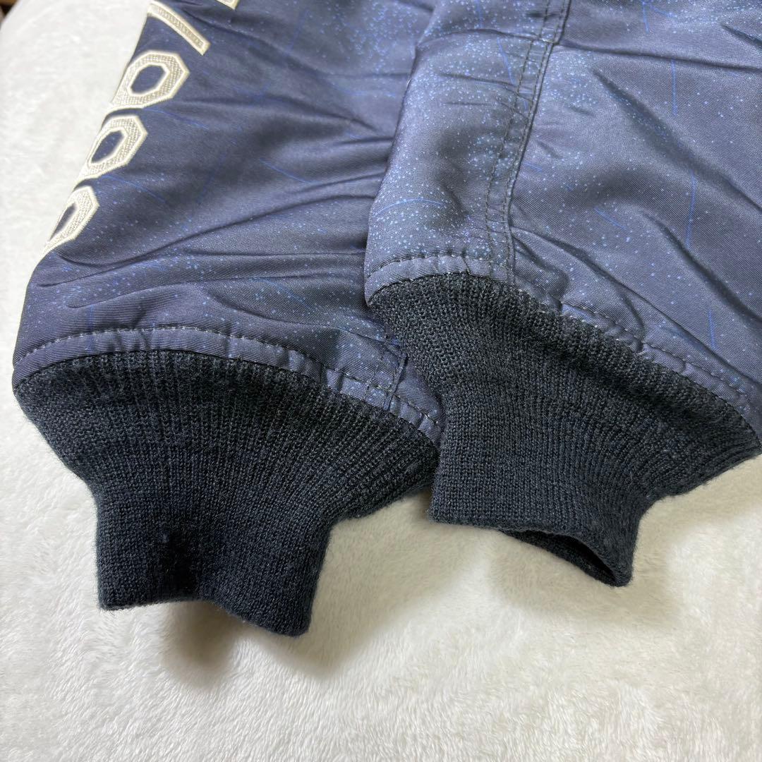 【L・極美品】AVIREX MA-1 X-15 フライトジャケット ネイビー