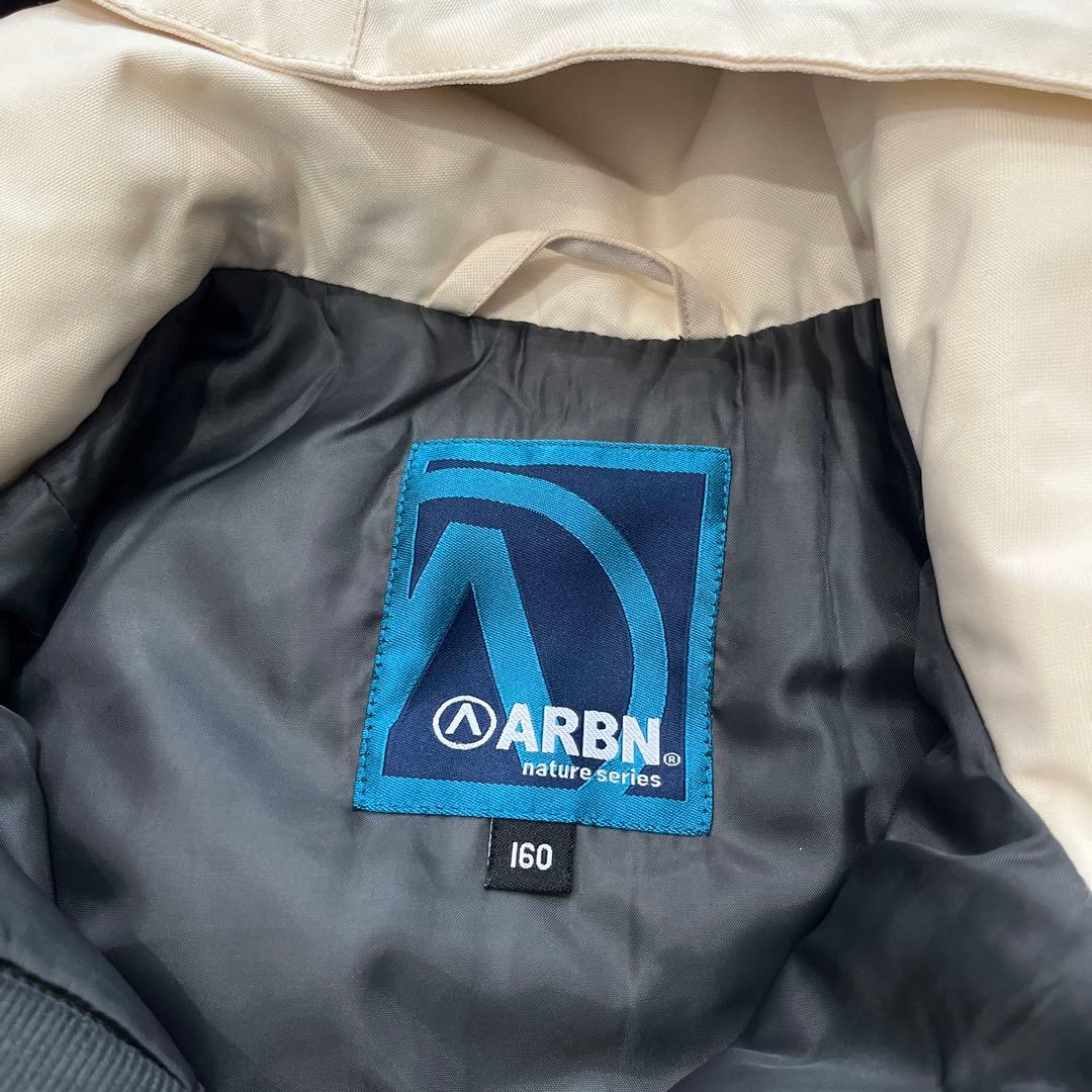 160 エアボーン　スノーボード・スキーウェアセット　白ホワイト調節アジャスター