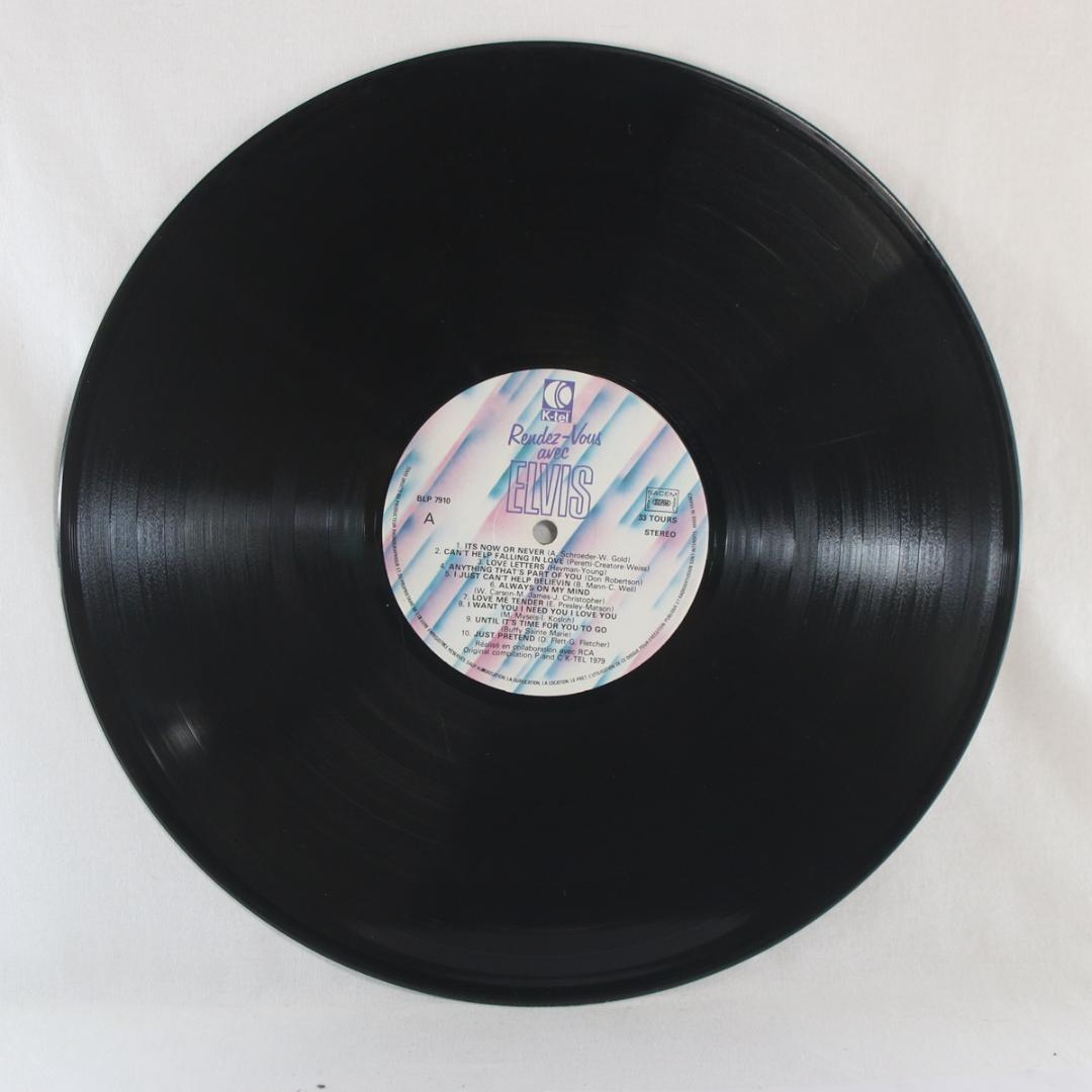 仏LP Rendez-Vous Avec Elvis Presley フランス盤
