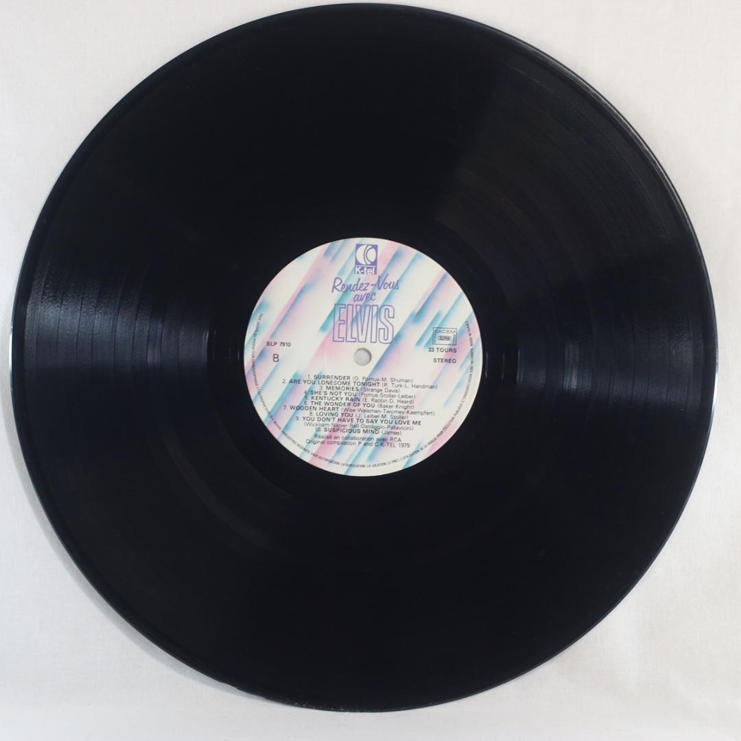 仏LP Rendez-Vous Avec Elvis Presley フランス盤