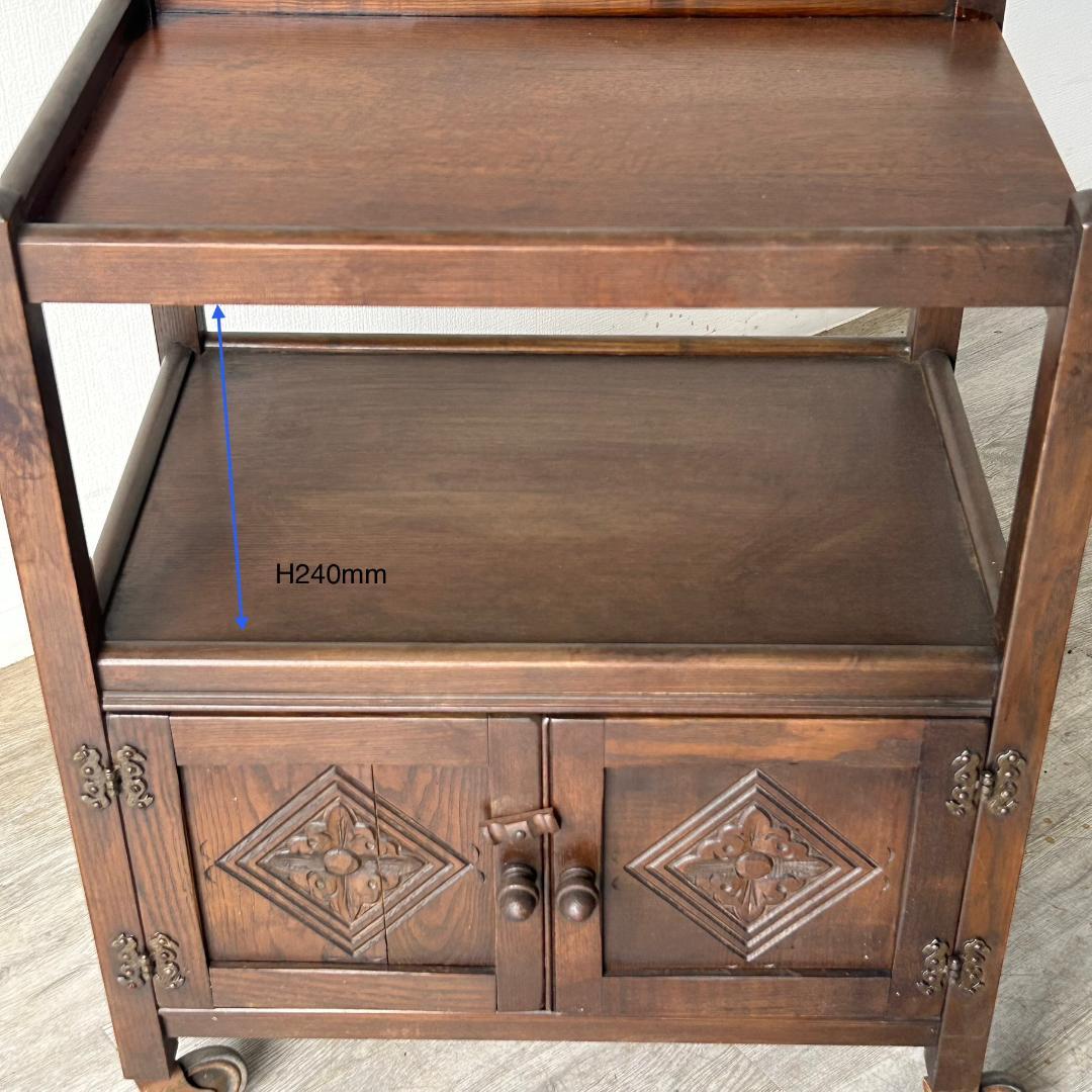 イギリス アンティーク 家具 ティー トローリー 1930年頃 616A