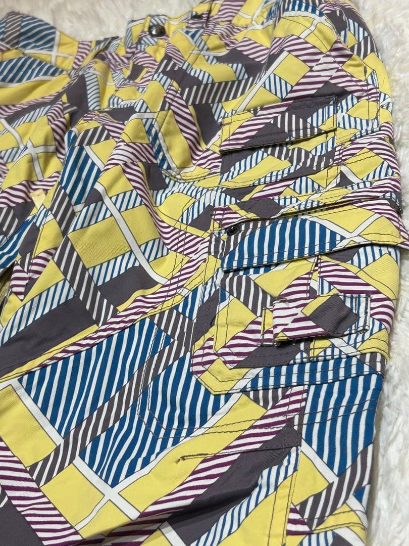 【美品】BURTON バートン スノーボードウェア パンツ チェック柄 メンズL