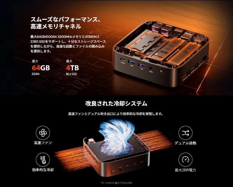 ACEMAGIC K1 ＆ Office 2024プリインストール済み