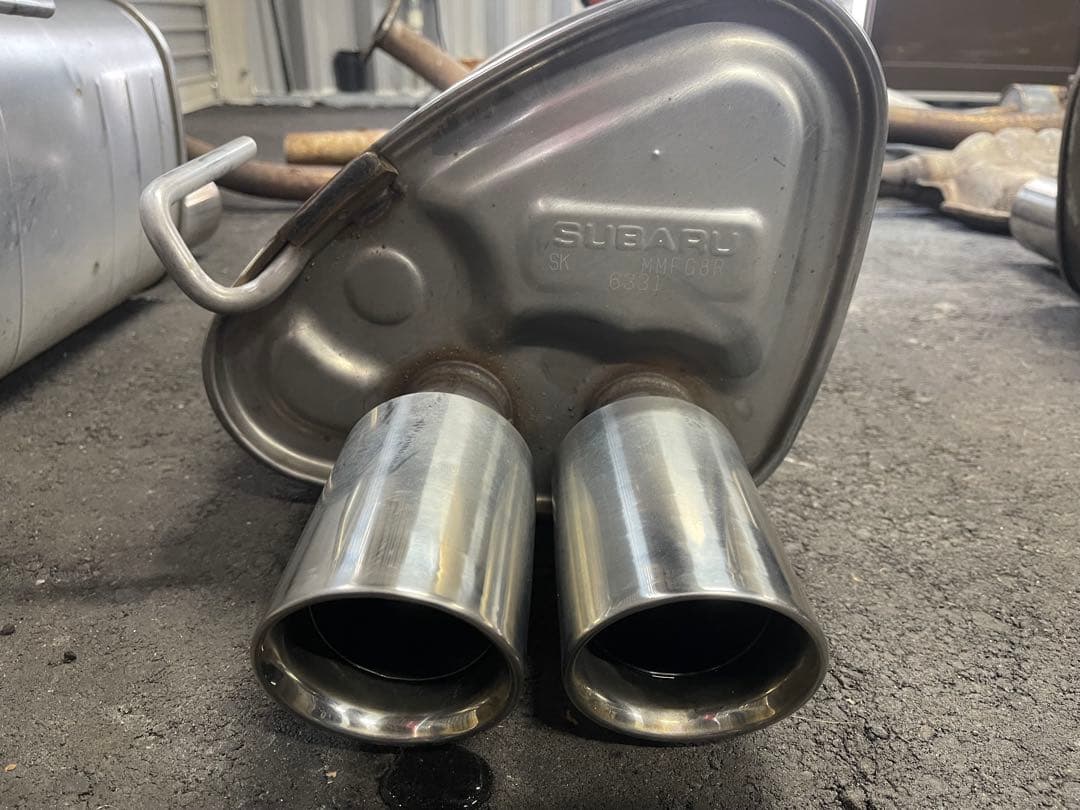 SUBARU スバル　WRX STI VAB 純正マフラー