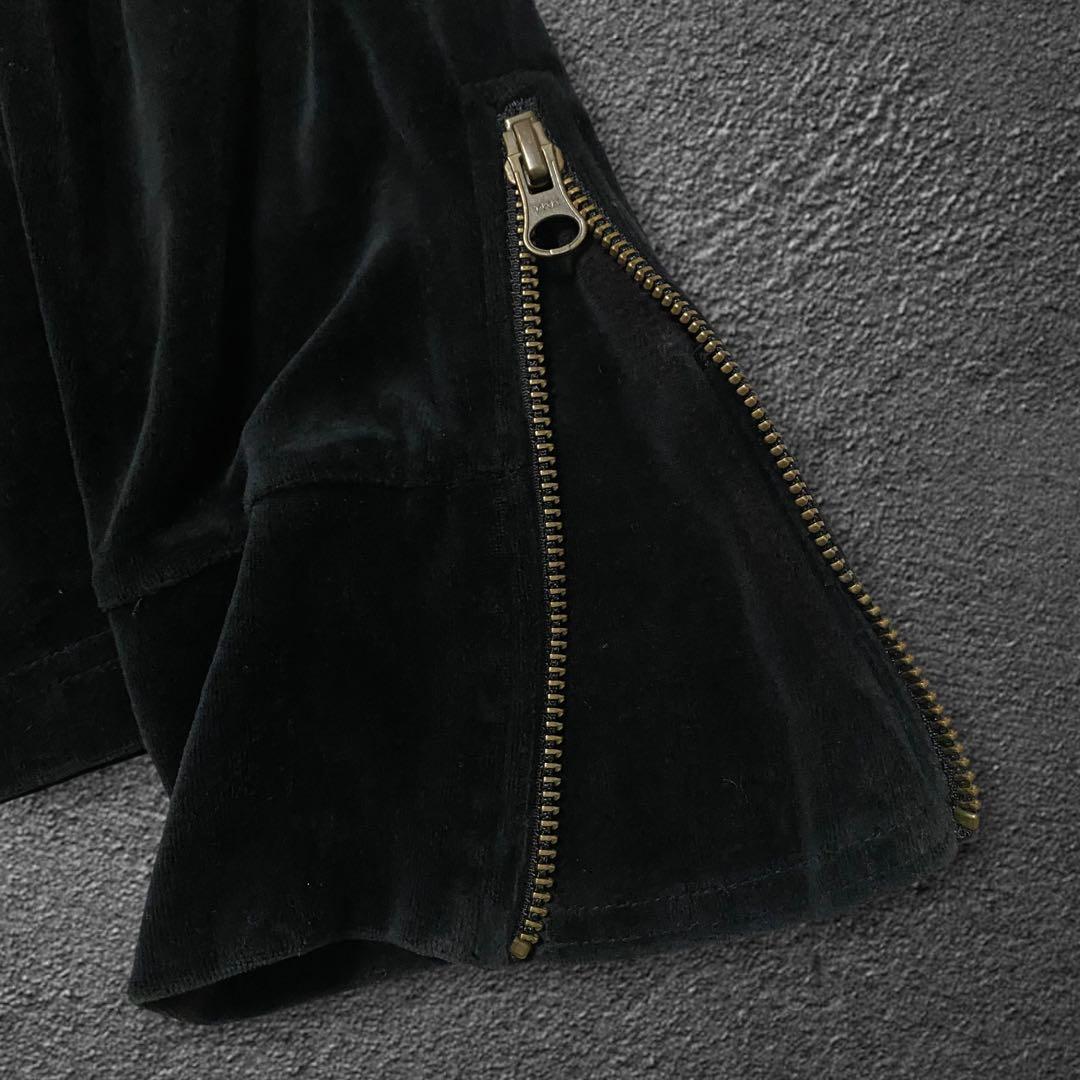 トップス VERONICA skull Napoleon velour jacket