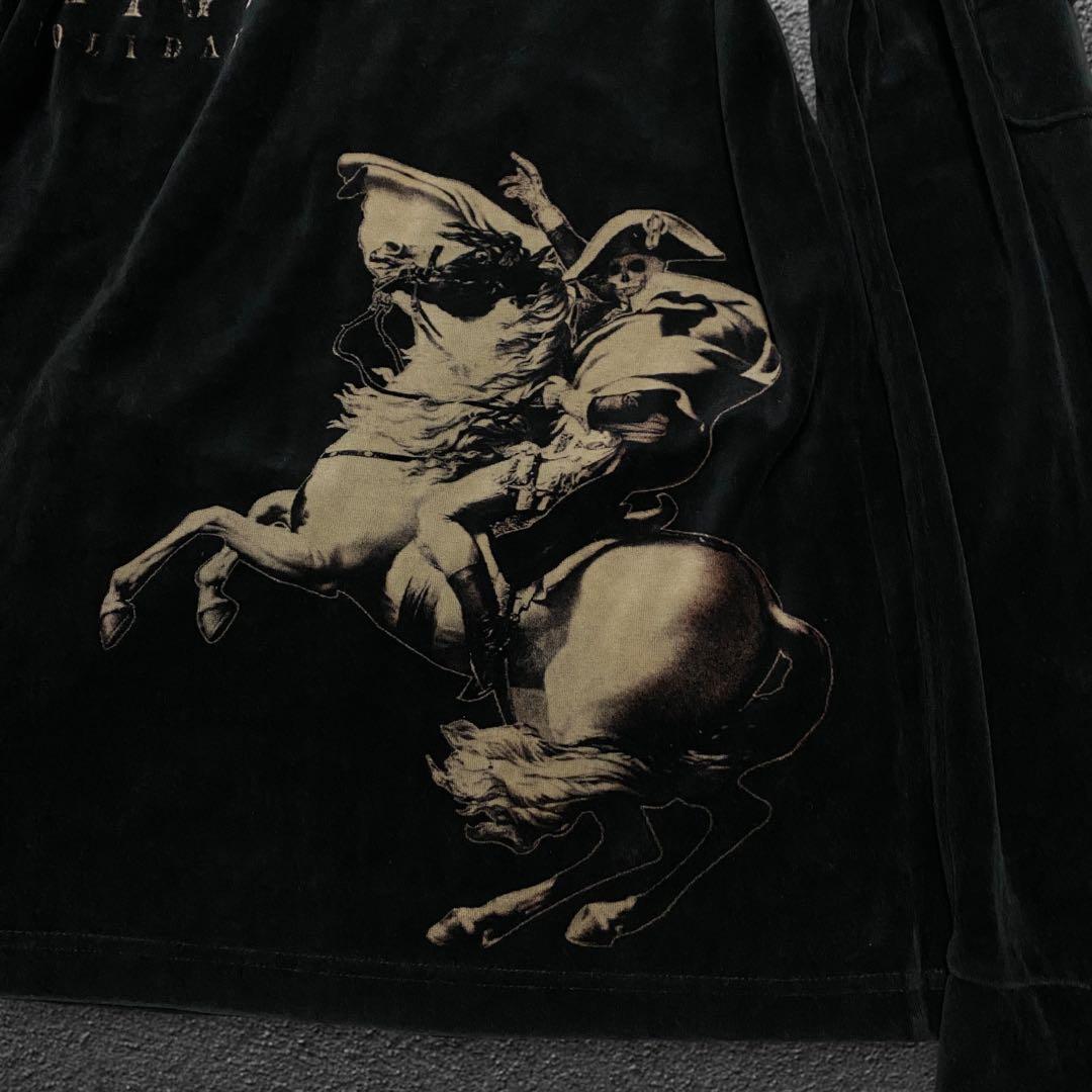 トップス VERONICA skull Napoleon velour jacket