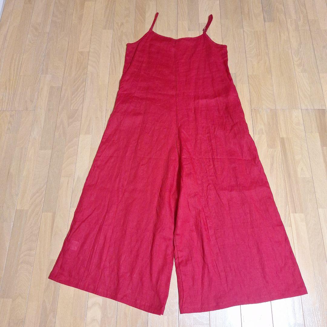 fog linen work レッド リネン サロペット　ほぼ日